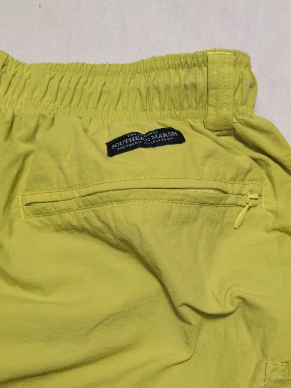 Southern Marsh Neon Green Swim Trunks Size Small